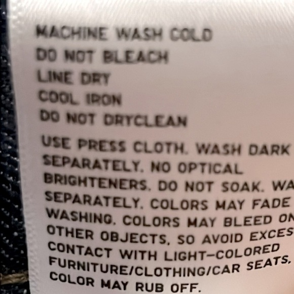 Uniqlo Slim Straight Stretch Selvedge Actual Size 29 X 30 Jeans  Cotton - Picture 6 of 11